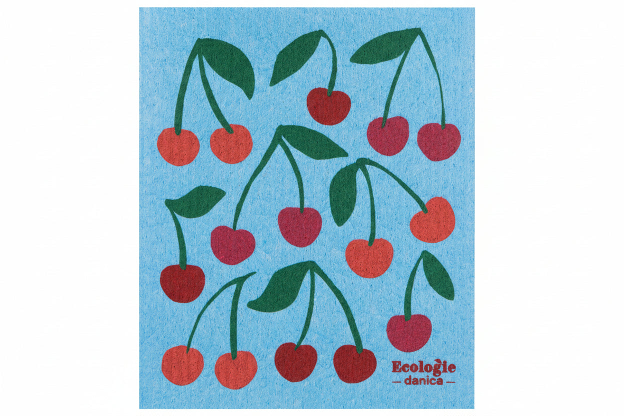 Swedish Dishcloth Wild Cherries