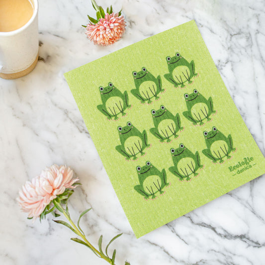Swedish Dishcloth Ribbit