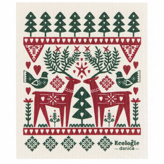 Swedish Dishcloth Folk Forest