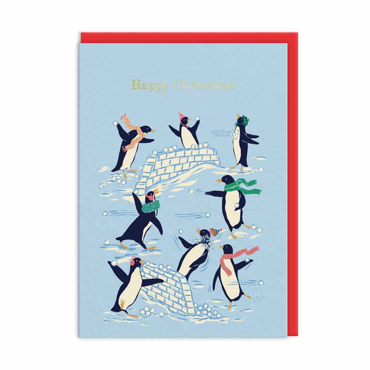 Christmas Penguins Card