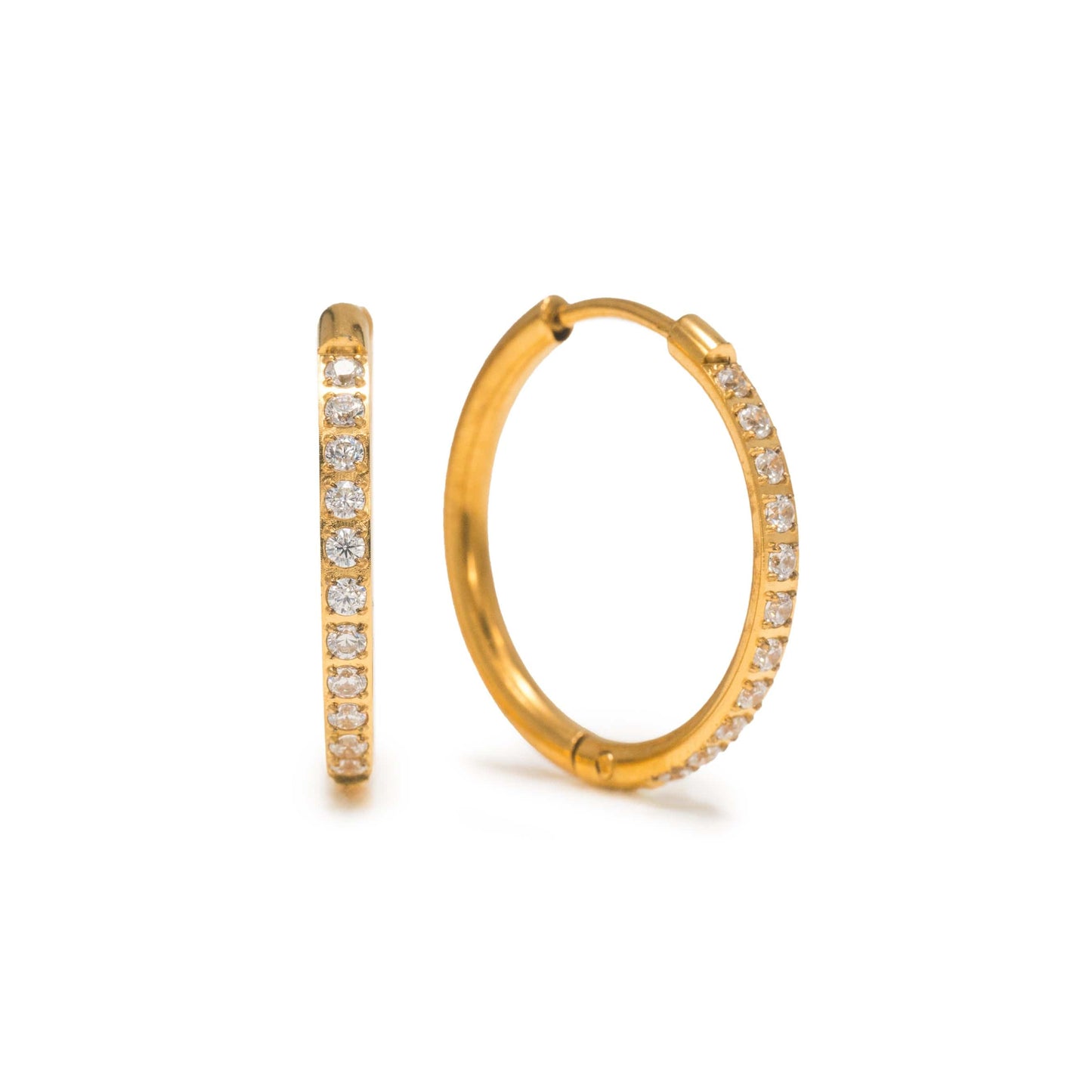 Evie 20mm Hoops Gold