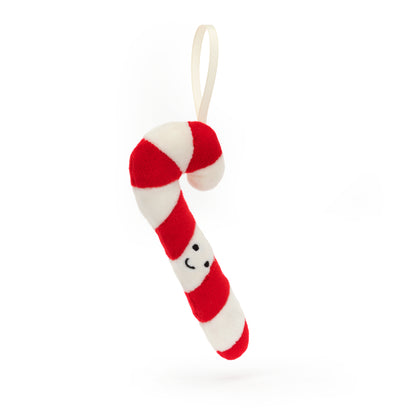 Festive Folly Candy Cane Plush Toy Ornament