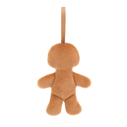 Festive Folly Gingerbread Fred Plush Toy Ornament