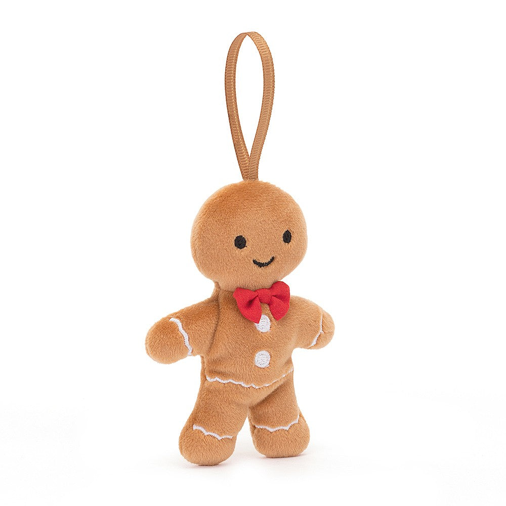 Festive Folly Gingerbread Fred Plush Toy Ornament