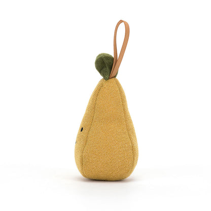 Festive Folly Pear Plush Toy Ornament