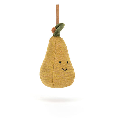 Festive Folly Pear Plush Toy Ornament