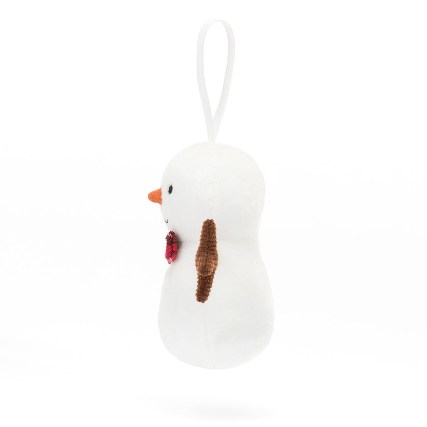 Festive Folly Snowman Plush Toy Ornament