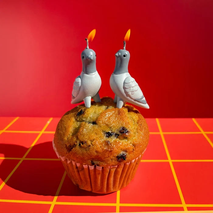 Flock Party Pigeon Candles
