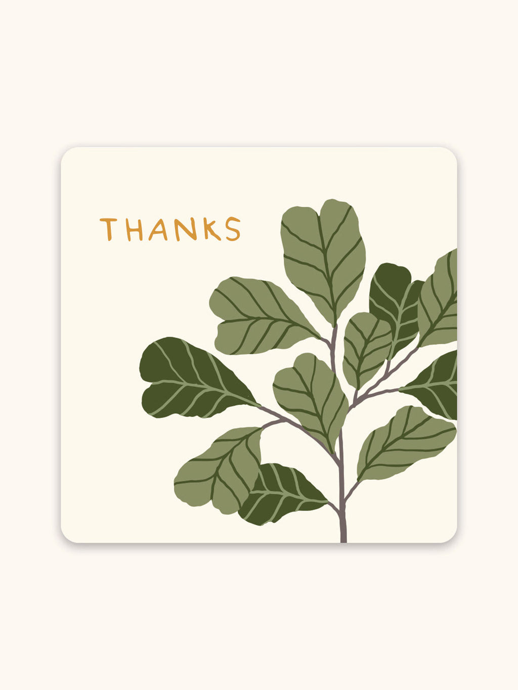 Floral Notes Mini Note Card Set with Stickers