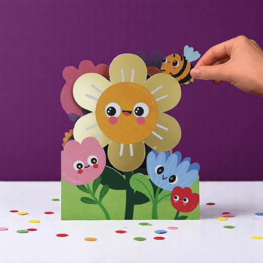 Flower Interactive Birthday Card
