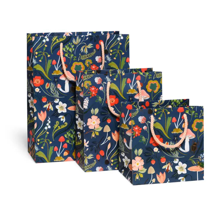 Forest Blue Medium Gift Bags