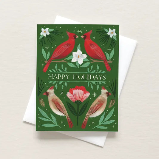 Four Calling Birds Card