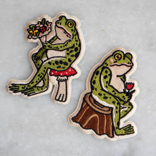 #5 Froggy Sticky Patch Set Embroidered Patches
