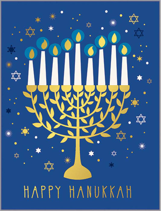 Hanukkah Menorah Card