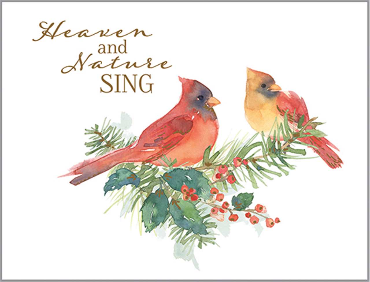 Heaven and Nature Sing Card