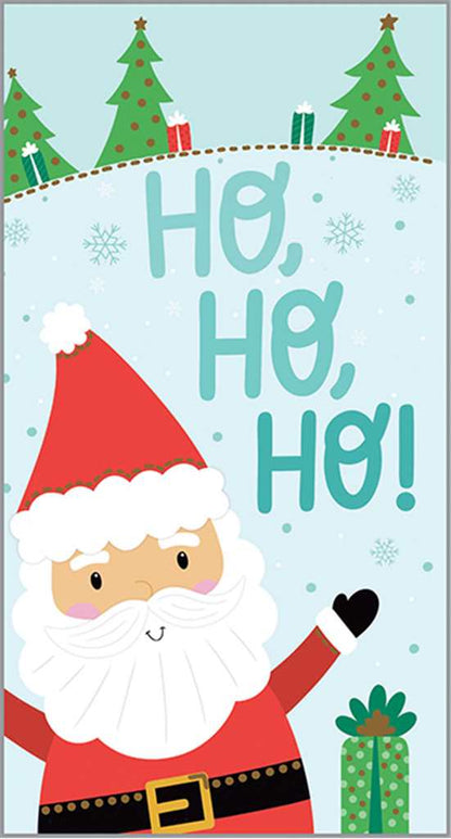 Ho Ho Ho Santa Christmas Money Gift Card