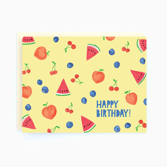 Birthday Summer Fruit Card