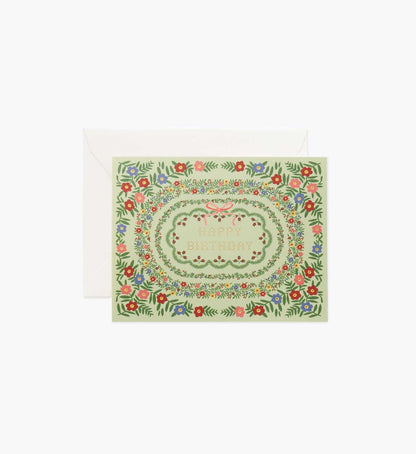 Rosette Birthday Boxed Cards