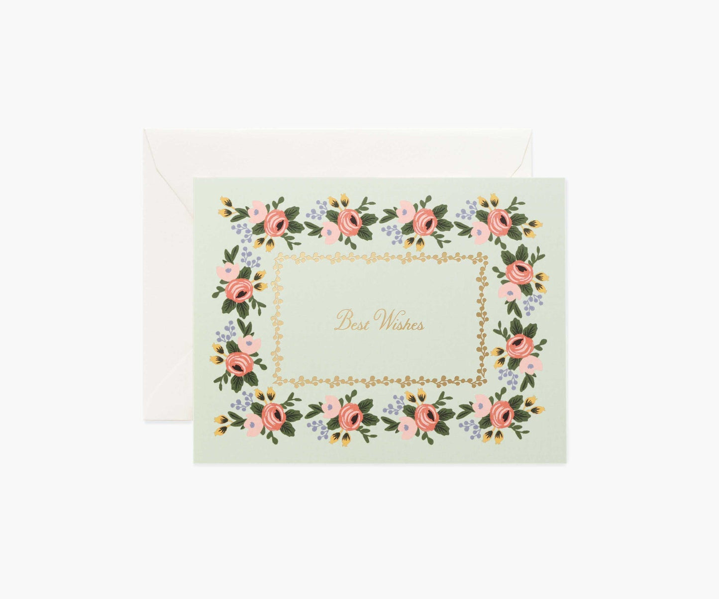 Rosa Best Wishes Card