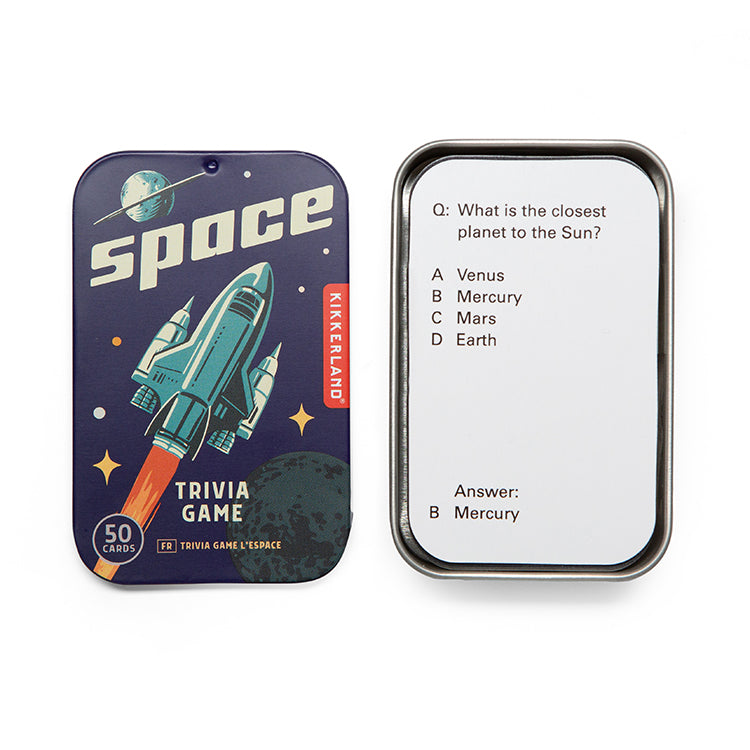Space Trivia Tin