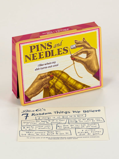 Pins + Needle Pocket Box