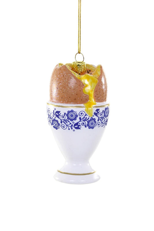 Egg In Egg Cup Ornament