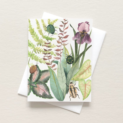 Garden Beetles Art Card