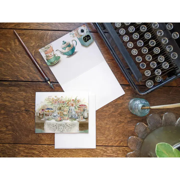 Garden Tea Party Card