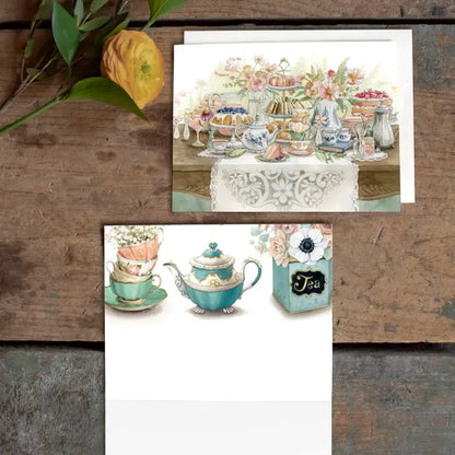 Garden Tea Party Card