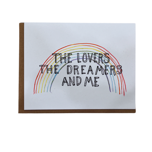 Rainbows Lovers & Dreamers Card