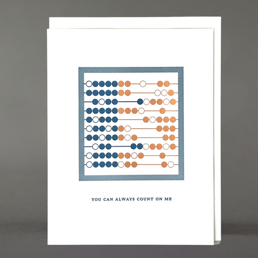 Abacus Count On Me Card