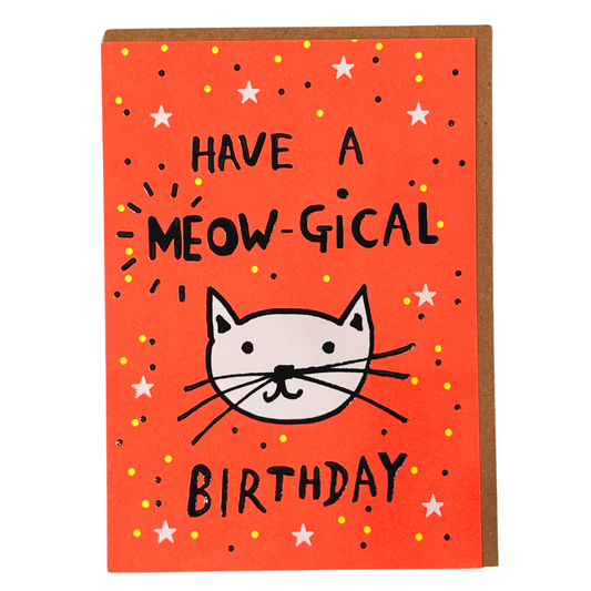 Meow-Gical Card