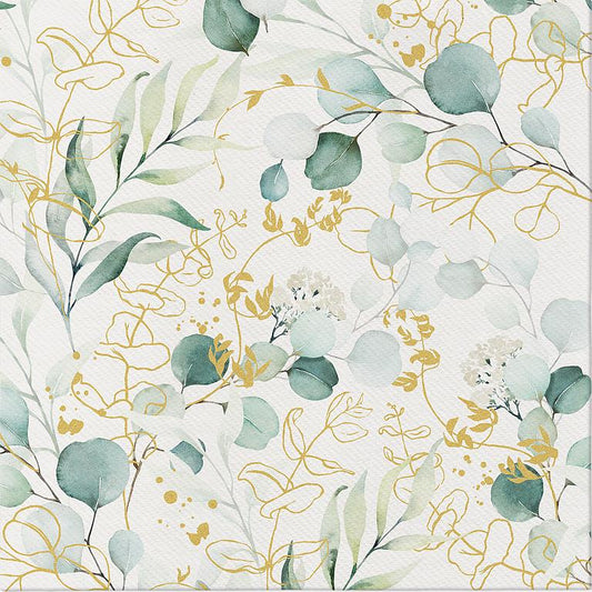 Golden Eucalyptus Napkins