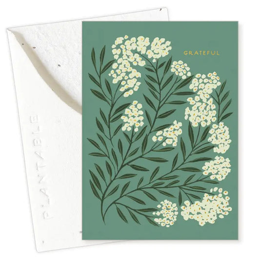 Grateful Sprout Mini Greeting Card