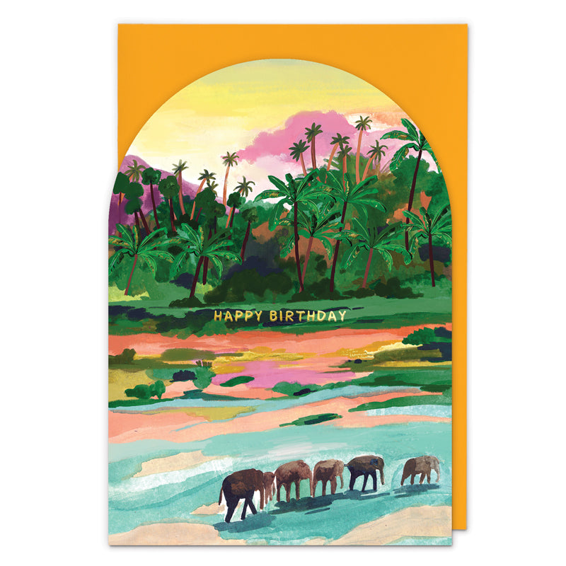 Elephants Card