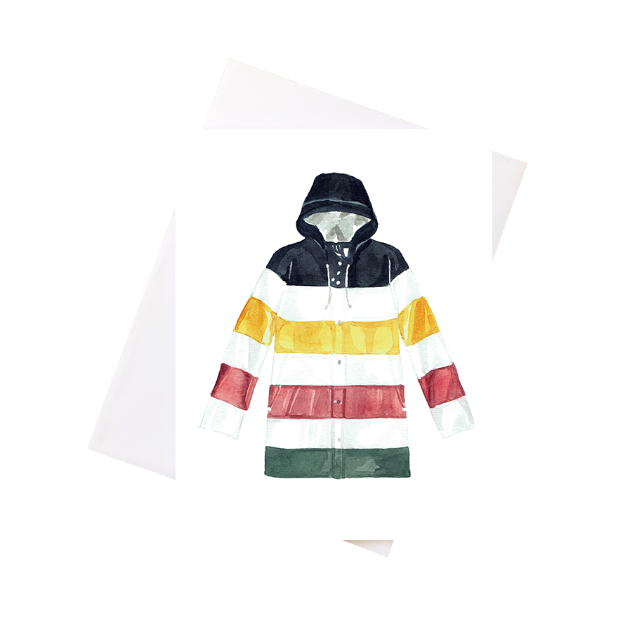 Raincoat Card