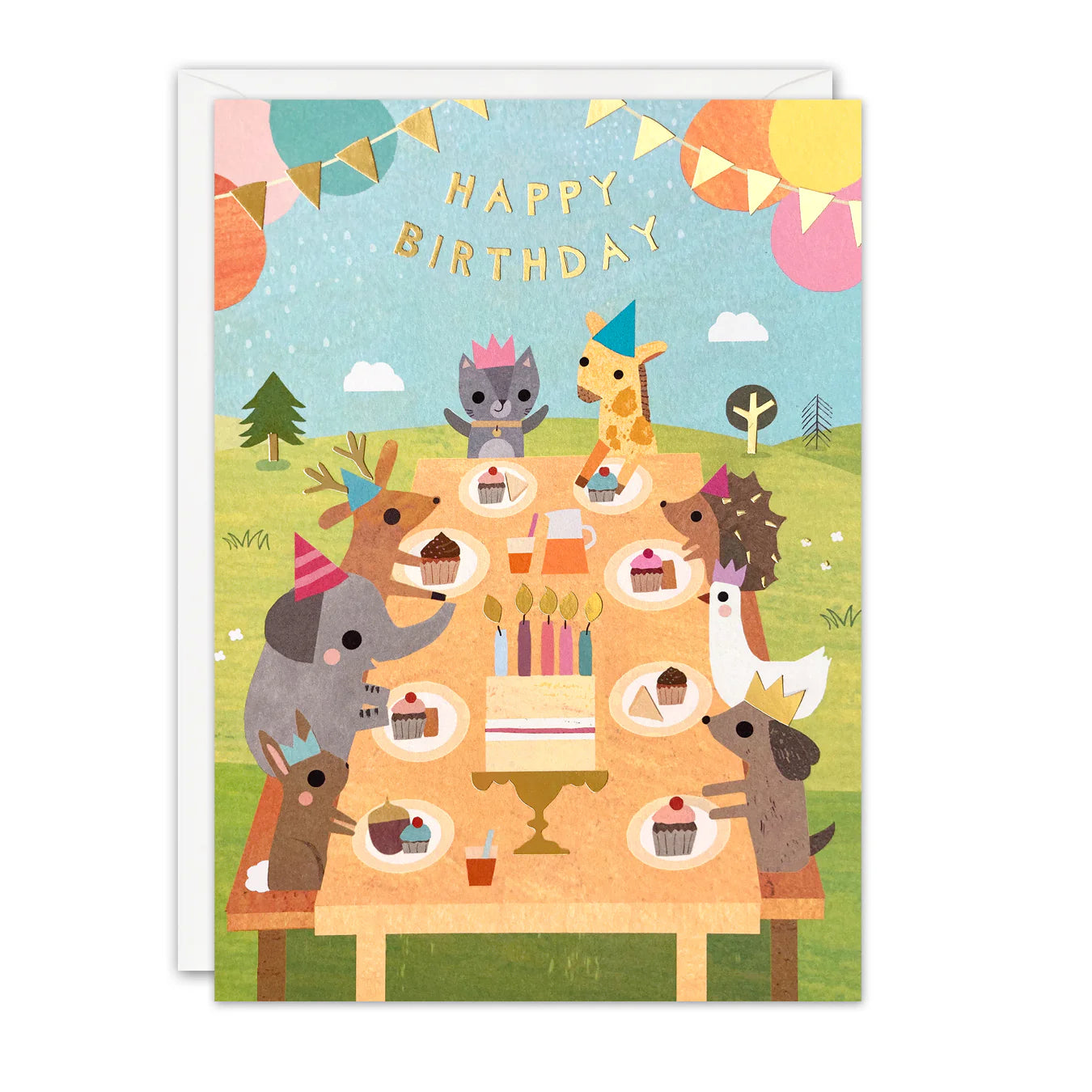 Tea Party Birthday Card