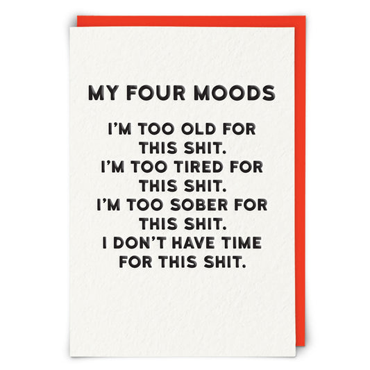 Four Moods Card