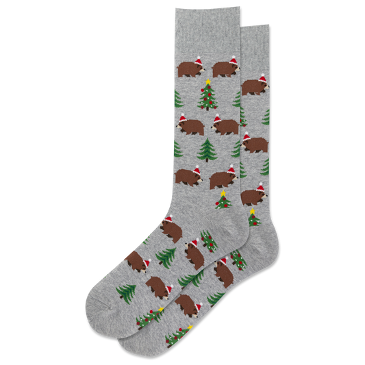 Berry Christmas Men's Crew Socks