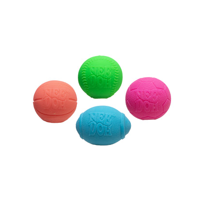 Hot Shot Teenie Needoh – Sports Squishy Ball Pack of 4