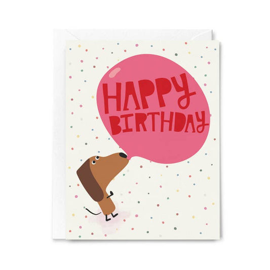 Happy Birthday Bubble Gum Card
