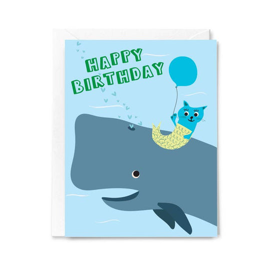 Happy Birthday Whale of a Good Time Card