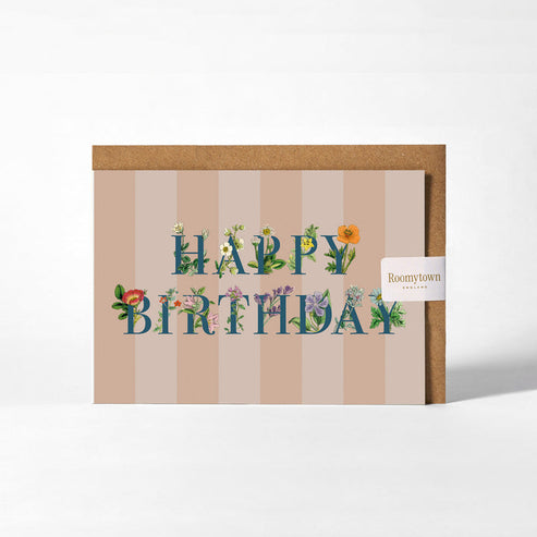 Happy Birthday Wildflowers Greeting Card