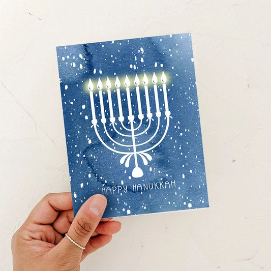 Happy Hanukkah Holiday Card