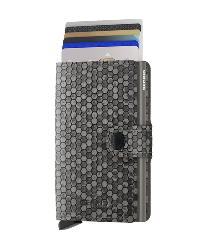 Miniwallet Hexagon Grey