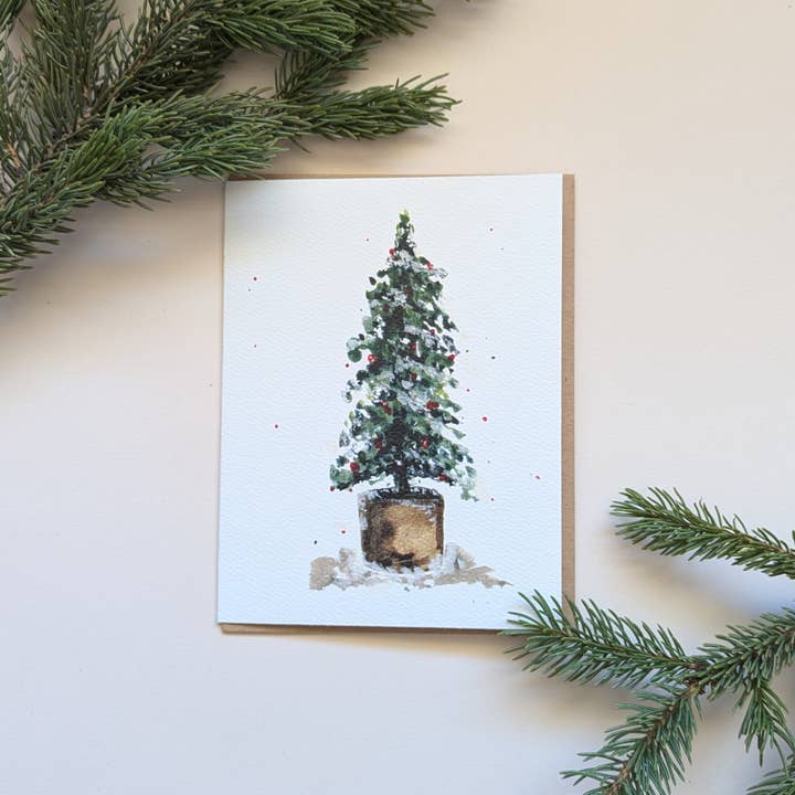 Holiday Christmas Tree Card