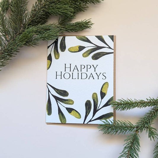 Holiday Greenery Card