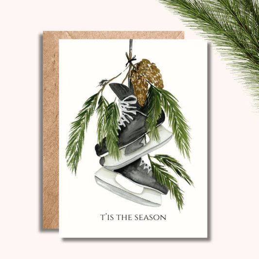 Holiday Hockey Season Card