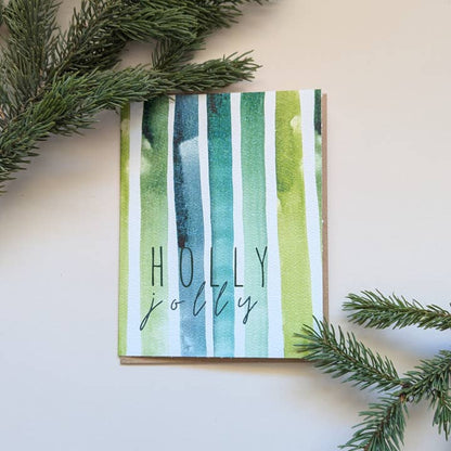 Holiday Holly Jolly Card