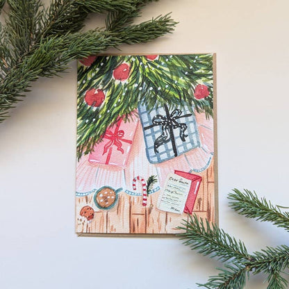 Holiday Under The Tree Card